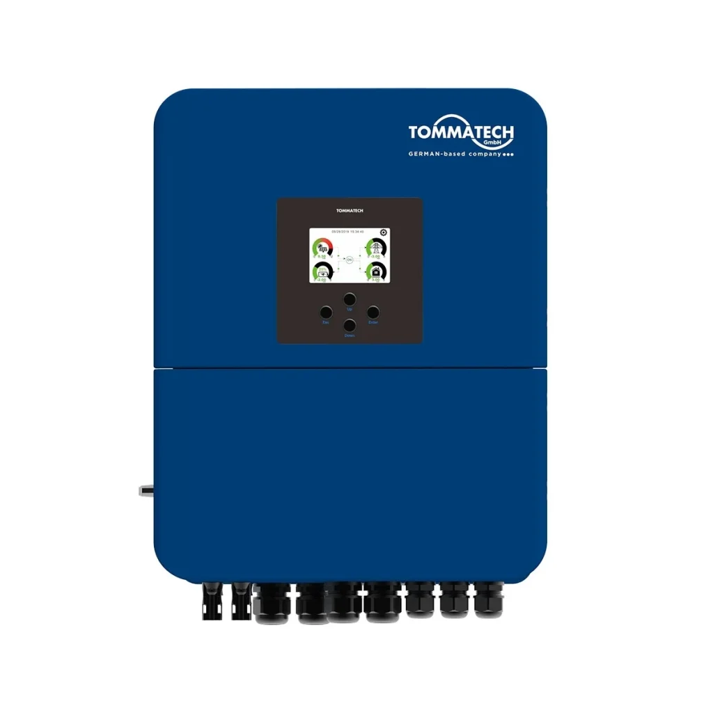 TommaTech Uno Hybrid N Serisi Serisi Tek Faz 6.0-16.0kW İnverterler - Monofaze Düşük Voltaj Hibrit İnverter